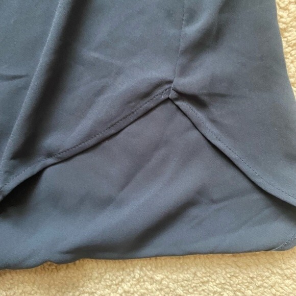 LOFT Blue Embroidered Blouse - Picture 6 of 7